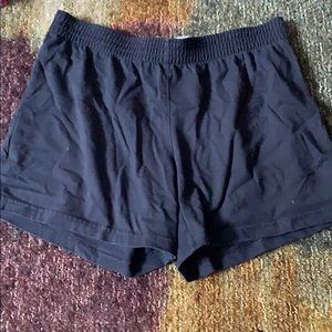 Black shorts